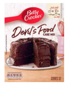 Preparado para Devil's Food Cake