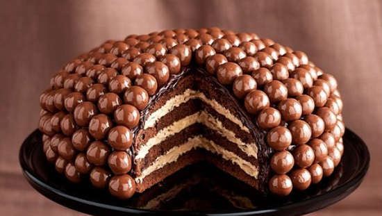 Tarta Maltesers sin frutos secos