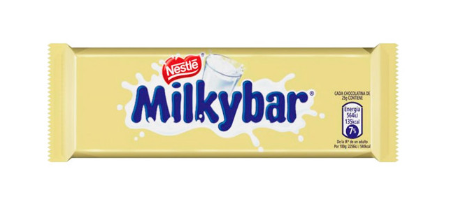 chocolate blanco milka sin frutos secos